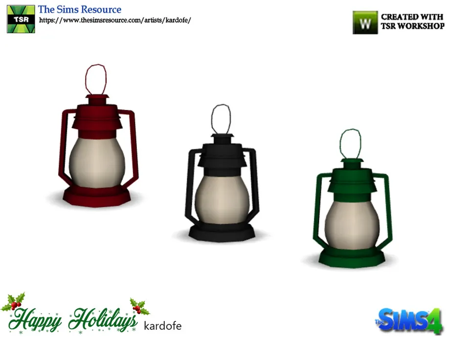 kardofe_Happy Holidays_Table Lamp