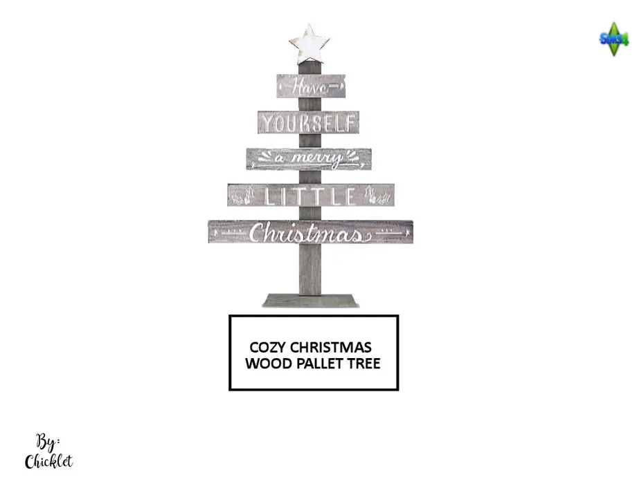 Cozy Christmas Clutter - Wood Pallet Christmas Tree