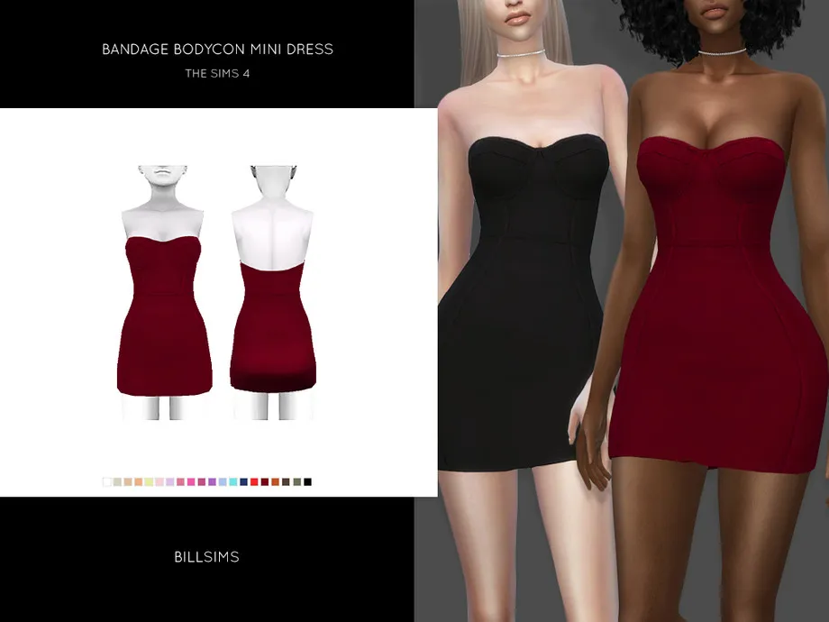 Bandage Bodycon Mini Dress