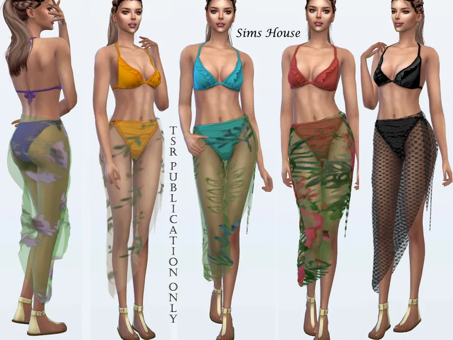 Pareo Transparent Tropics