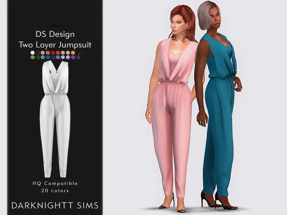 DS Design Two Layer Jumpsuit