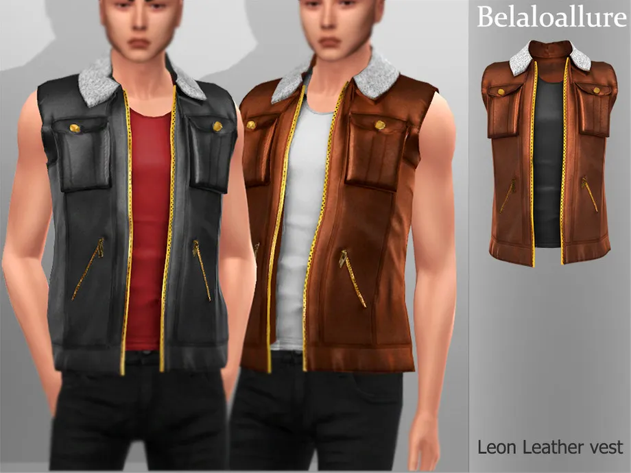 Belaloallure_Leon leather vest