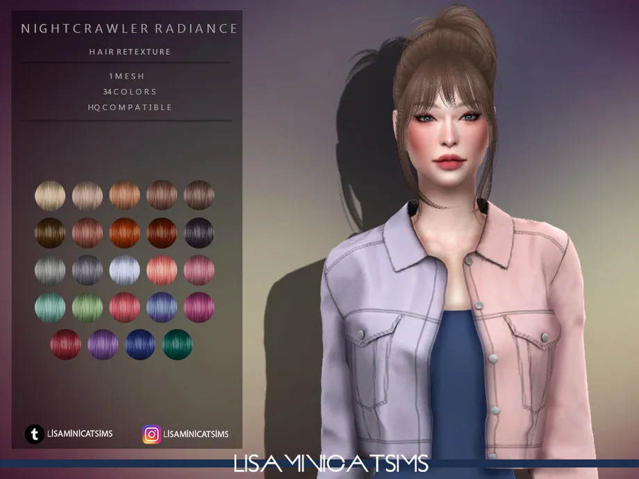 LMCS Nightcrawler Radiance Hair Retexture