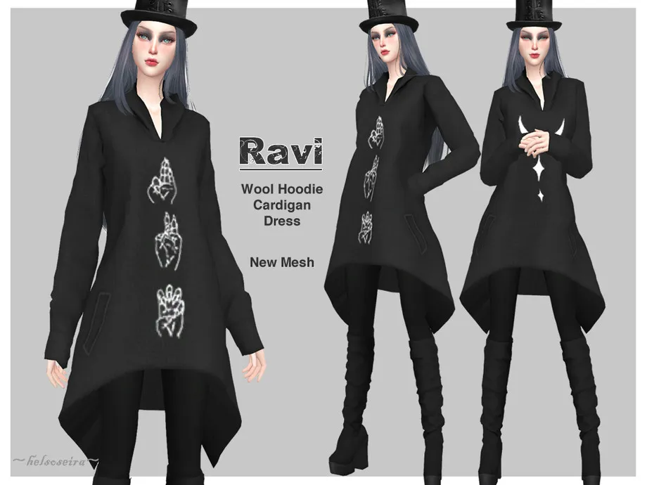 RAVI - Gothic Cardigan
