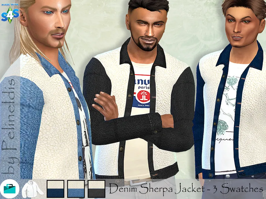 Denim Sherpa Jacket - Get to Work