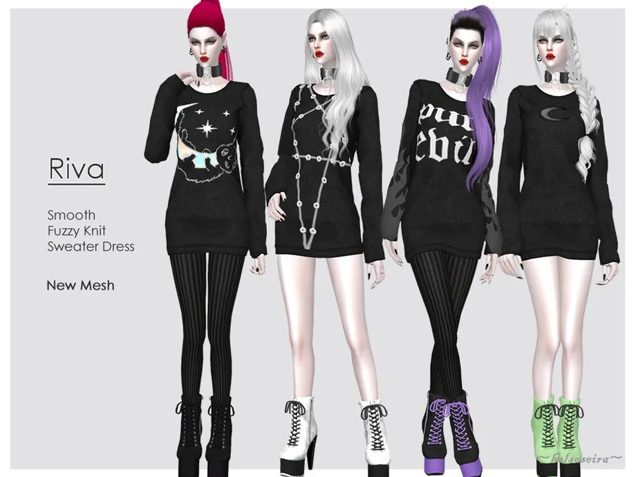 RIVA - Witch Sweater Dress