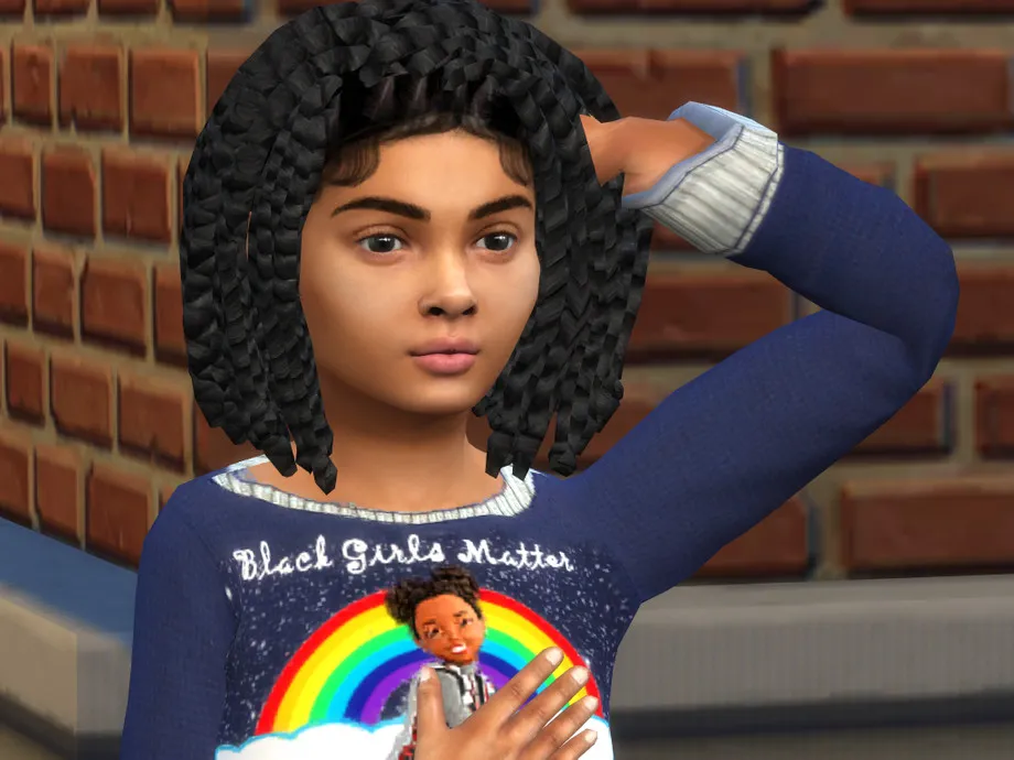 Girl's Box Braids - Base Compatible