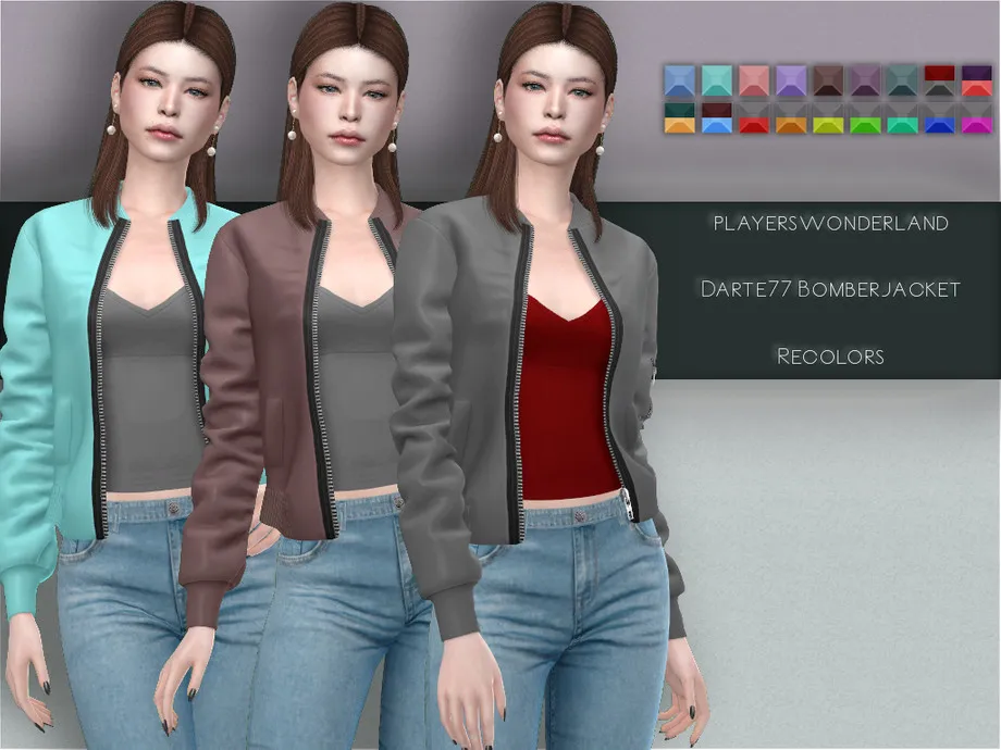 Darte77's Bomber Jacket Recolors MESH NEEDED