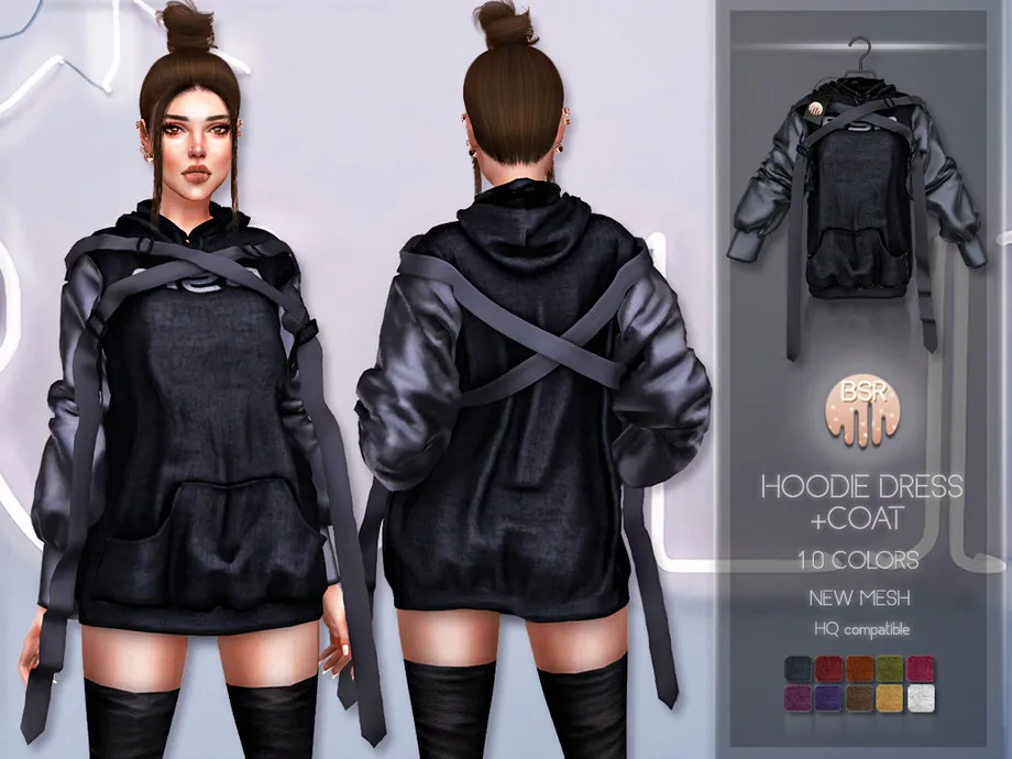 Hoodie Dress (+Coat) BD213