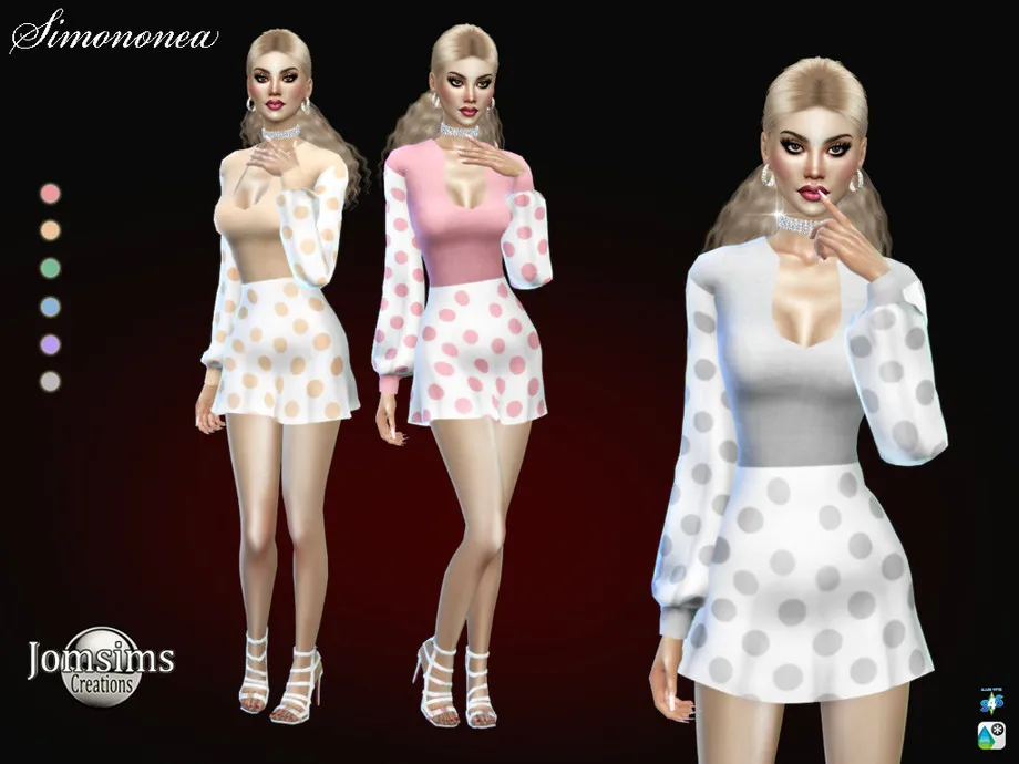 Simononea dot dress