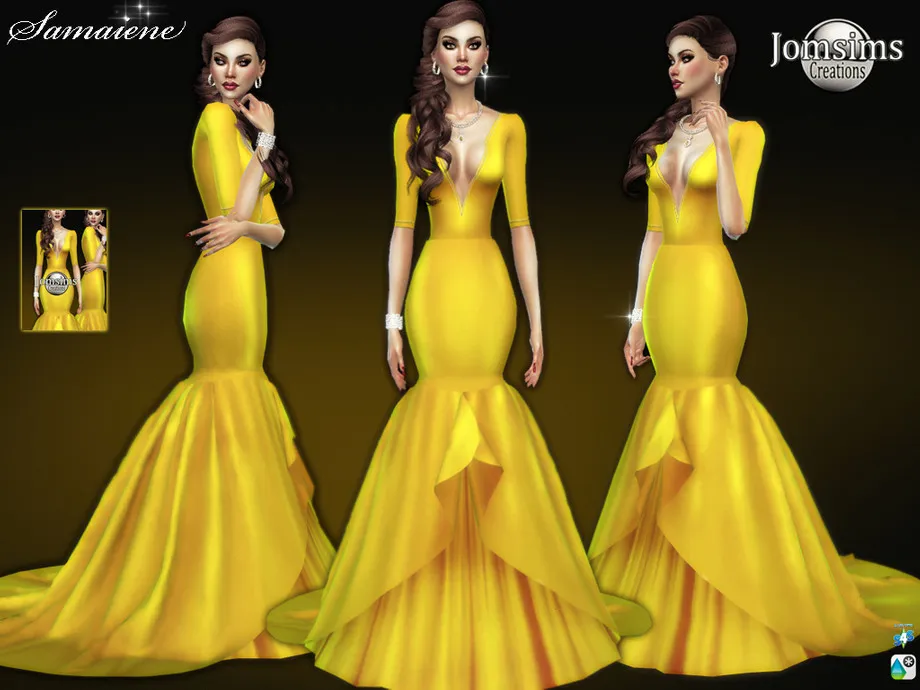 Samaiene yellow dress