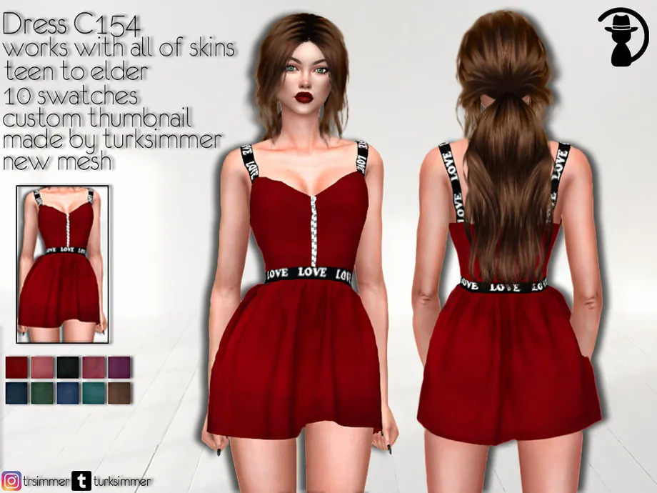 Dress C154