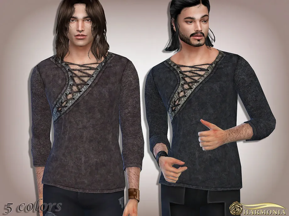Post Apocalyptic Asymmetric-neck Top