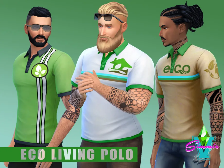 SimmieV Eco Living Polos