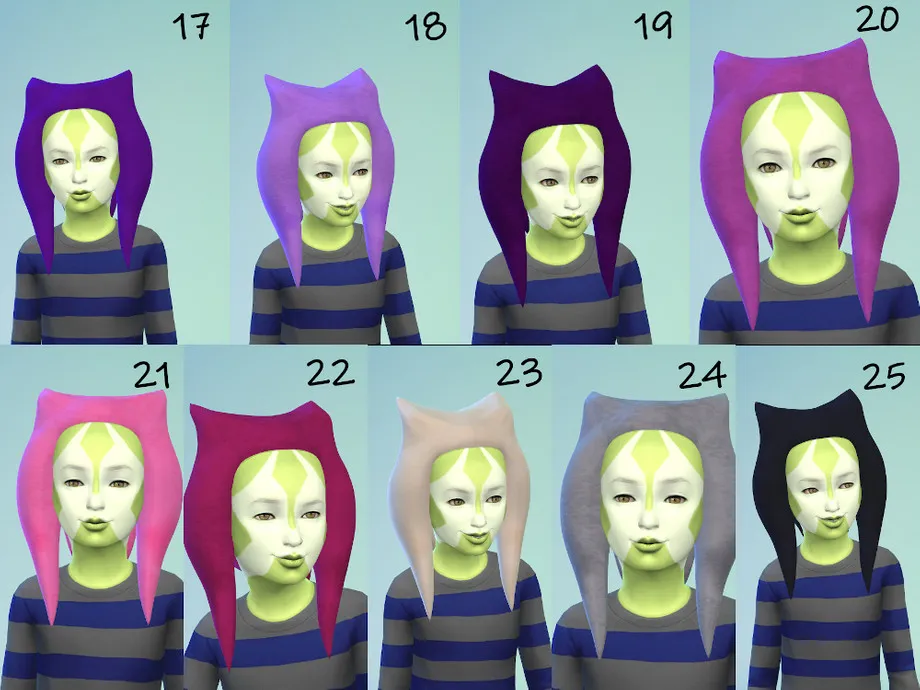 Child Togruta Montrals (Hair)