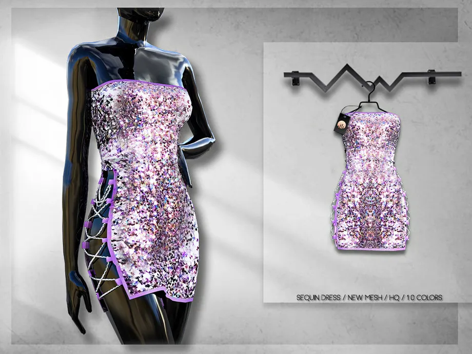 Sequin Dress BD247