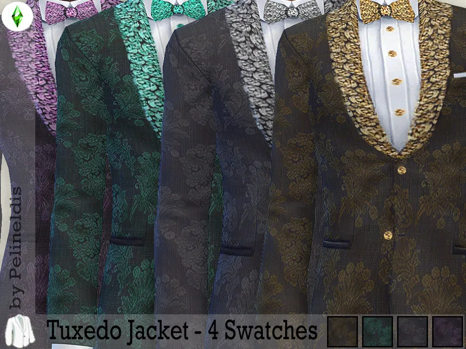 Tuxedo Jacket with Lace