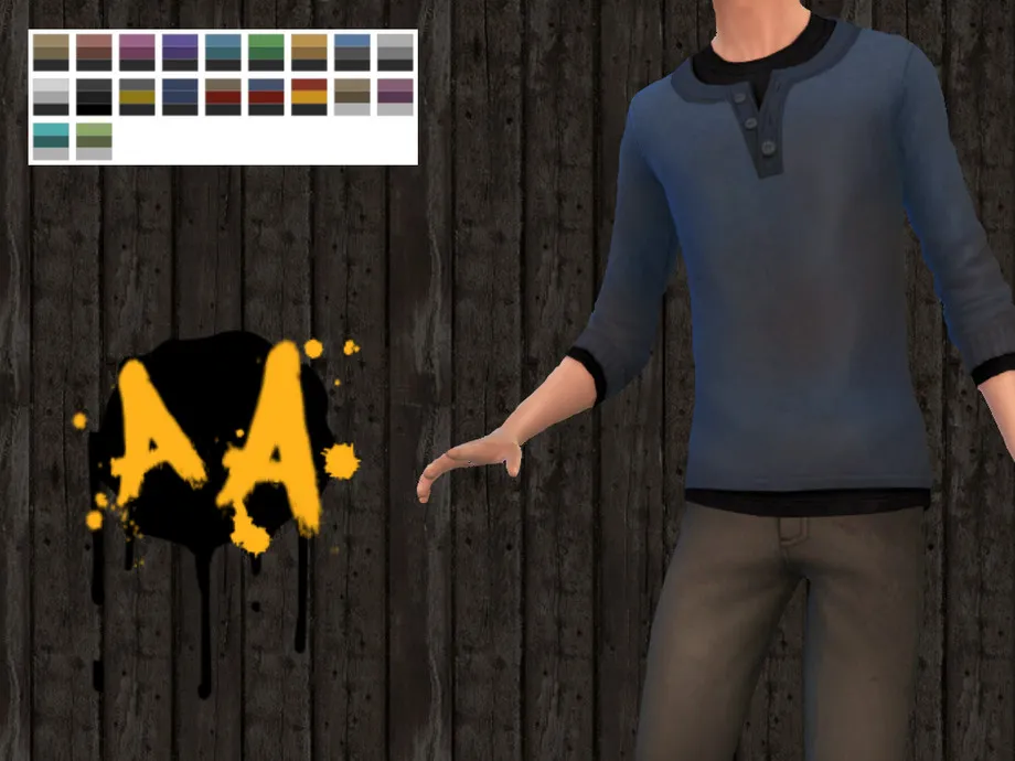 Apocalypse Apparel - Rolled Henley - Cats and Dogs needed