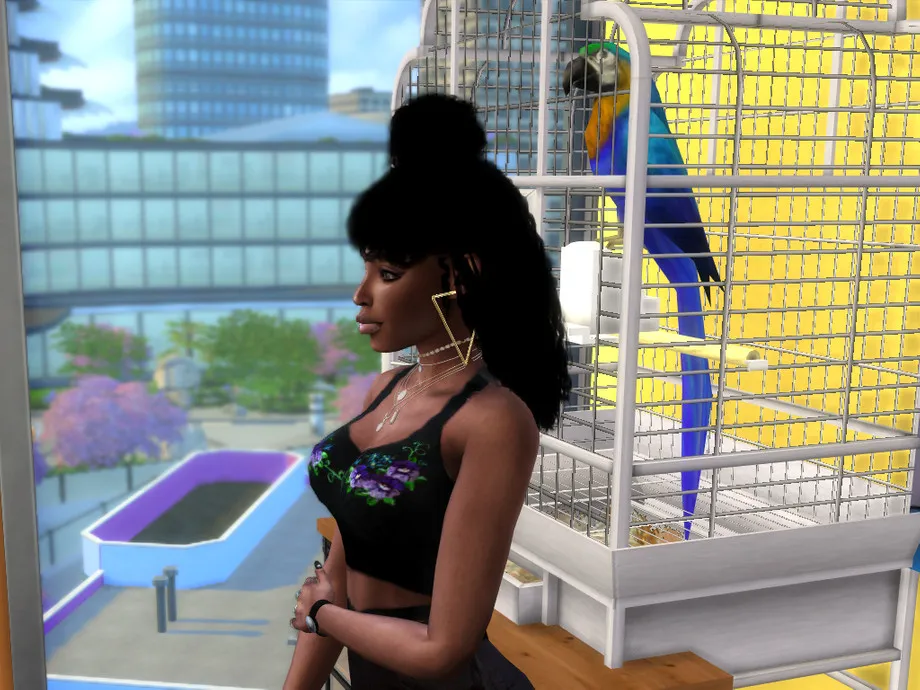 Long Curly Poof - Adult: Base Compatible