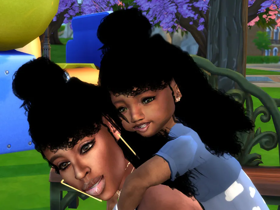 Long Curly Poof - Toddler: Base Compatible