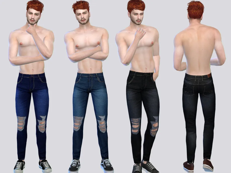 Nixon Denim Pants (Tattered)