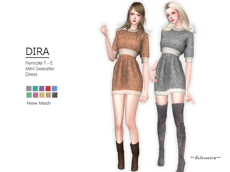DIRA - Sweater Dress