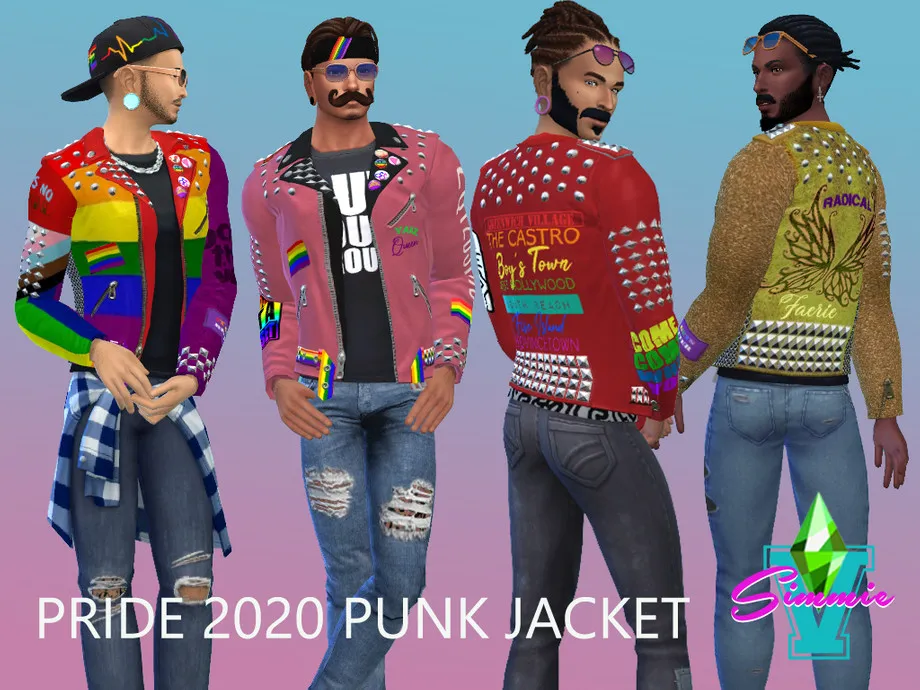 SimmieV Pride 2020 Punk Jacket