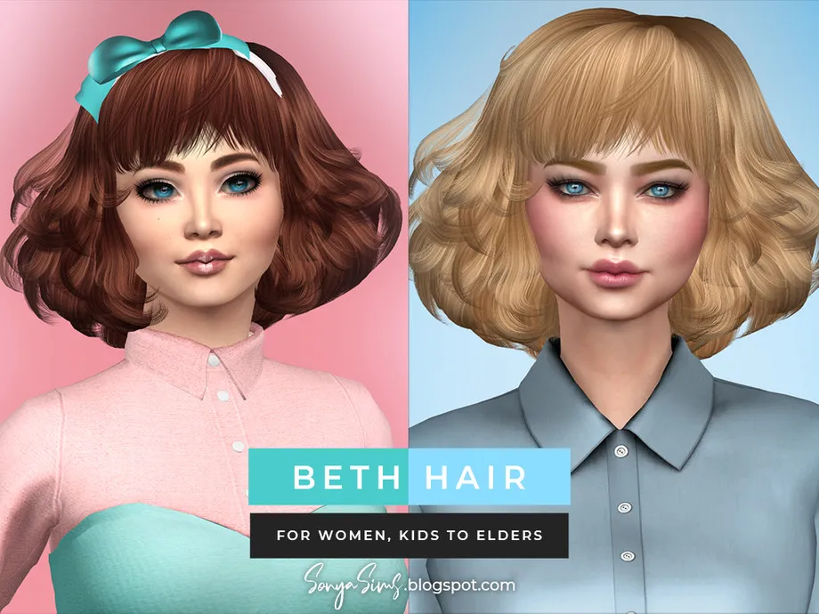 SonyaSims Beth Hair
