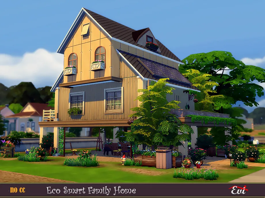 Eco smart family house