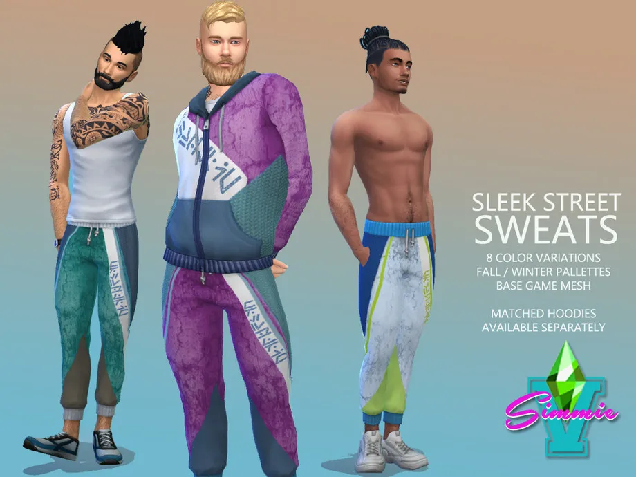 SimmieV Sleek Street Sweats