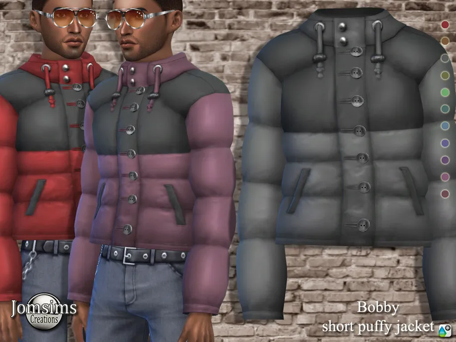 Bobby short puffy jacket
