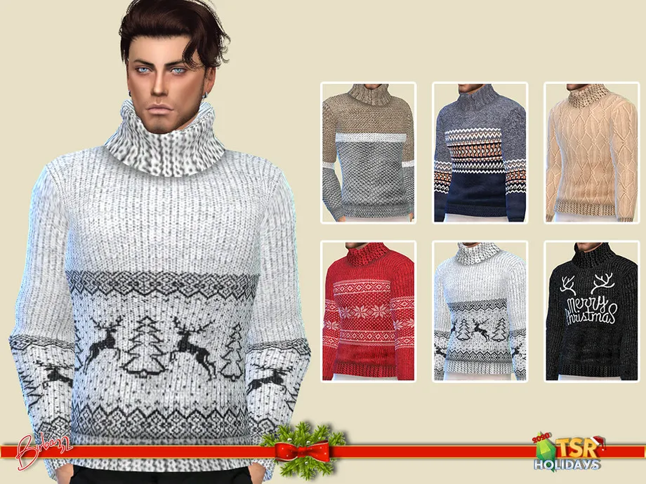 Holiday Wonderland - Sweater big collar