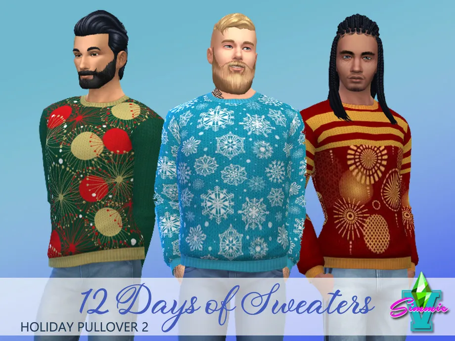 SimmieV Holiday Pullover 2