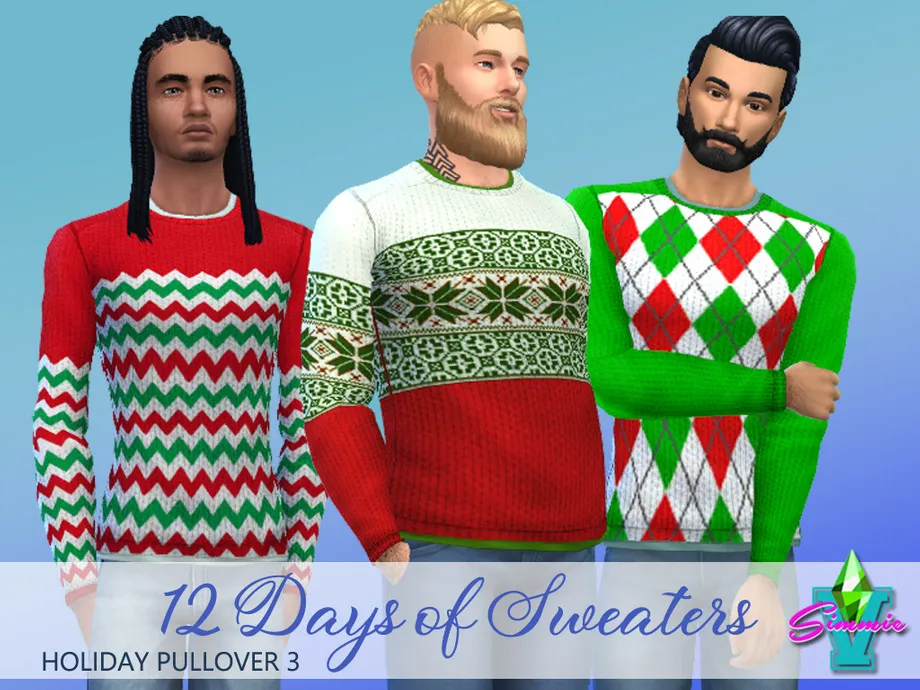 SimmieV Holiday Pullover 3