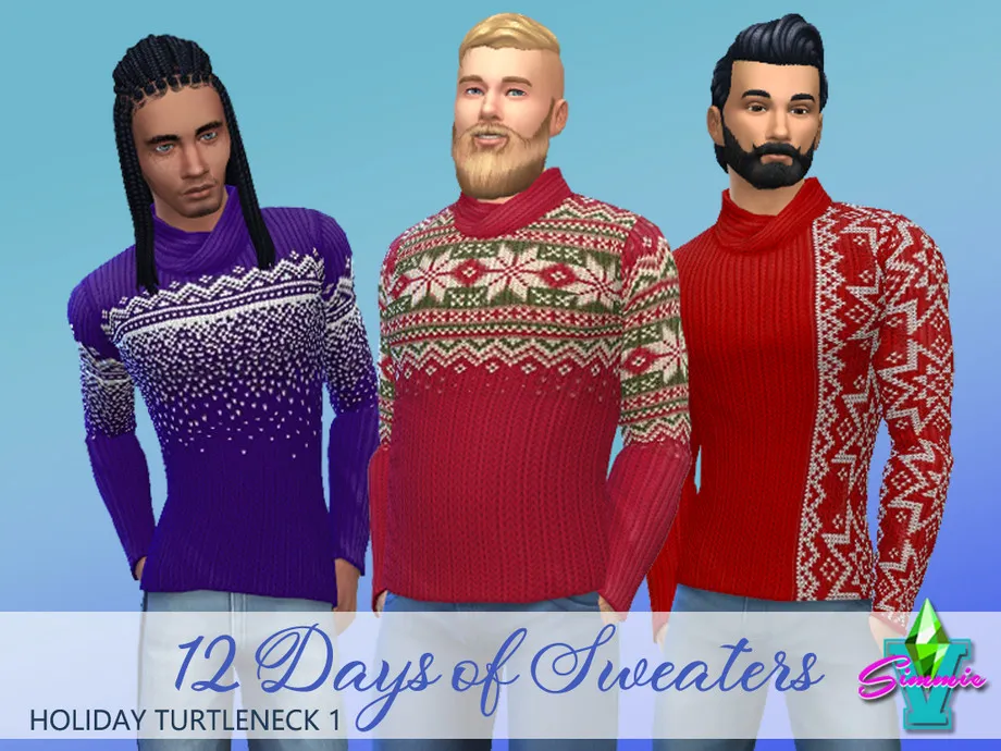 SimmieV Holiday Turtleneck 1