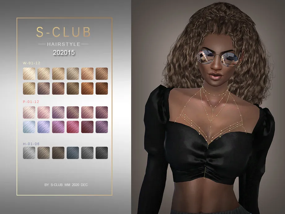 S-Club ts4 WM Hair 202015