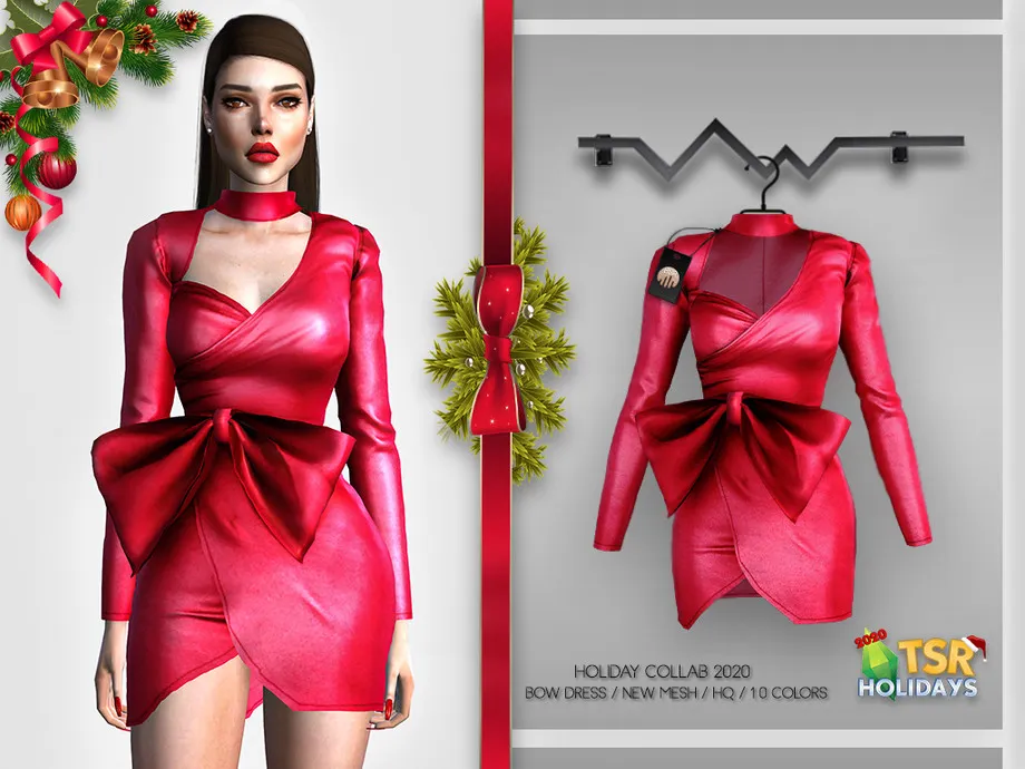 Holiday Wonderland - Bow Dress BD373