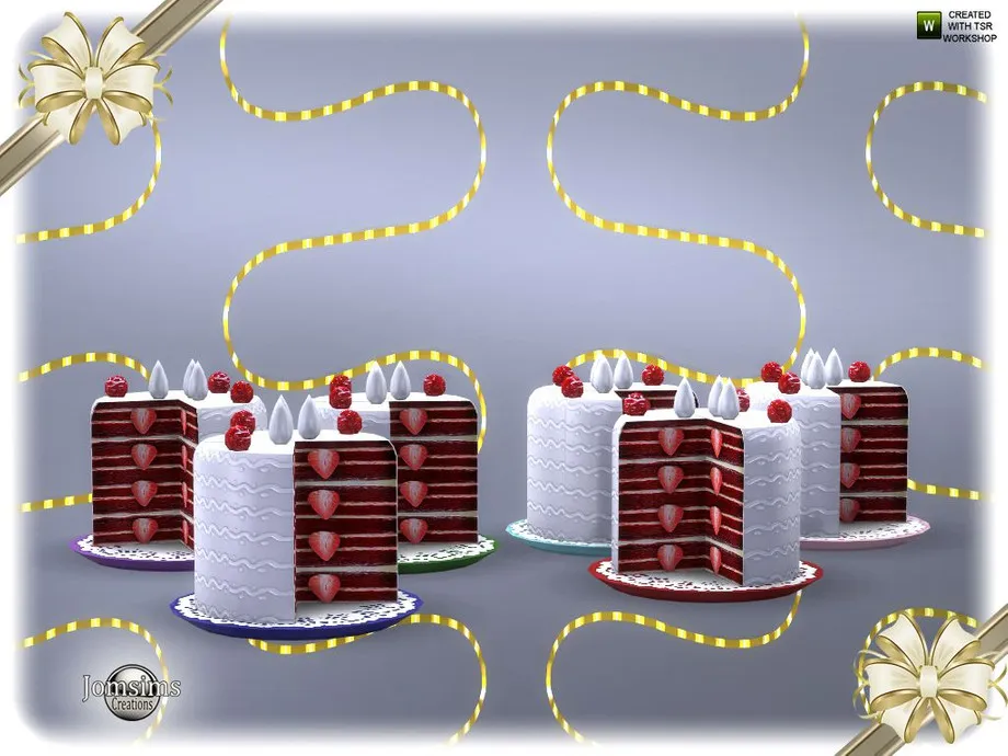 Segor christmas living room cake