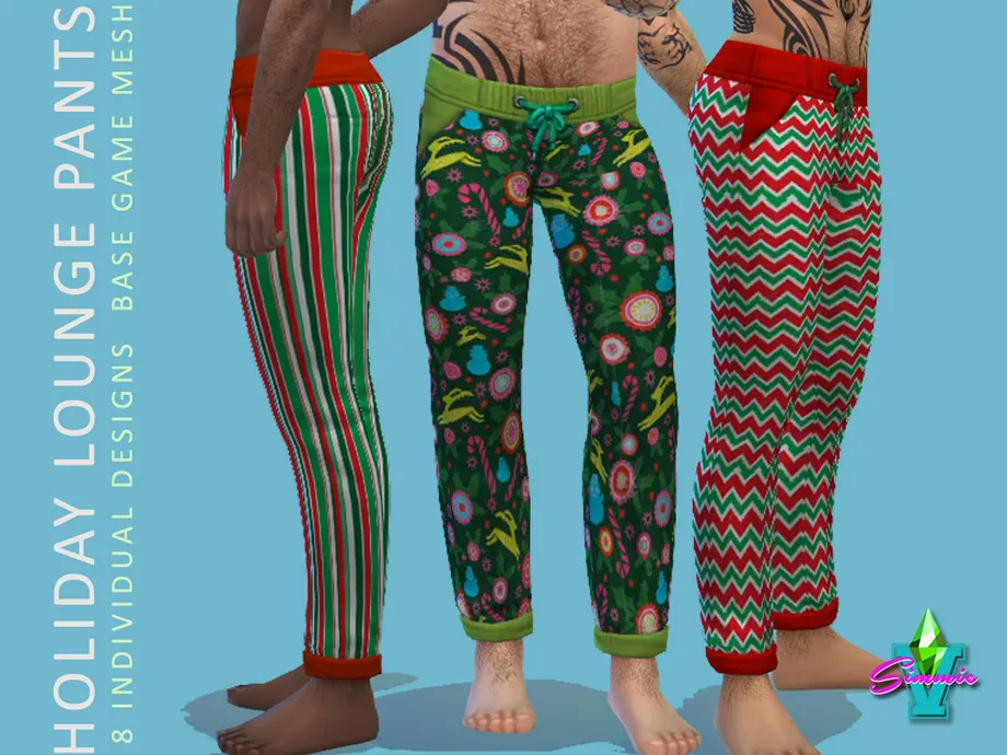 SimmieV Holiday Lounge Pants