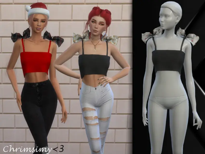 Festive Bow Top - Image 1