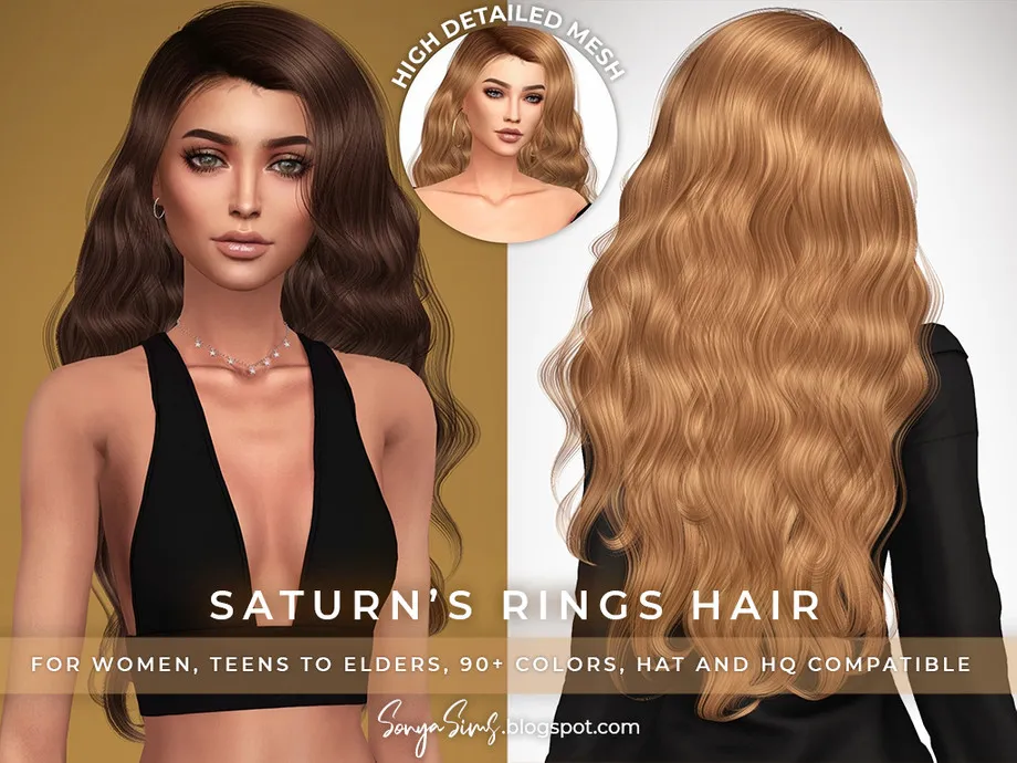 SonyaSims Saturns Rings Hair