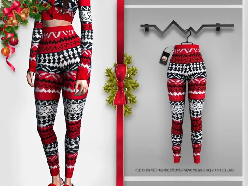 Clothes SET-102 (BOTTOM) BD387 - Image 1