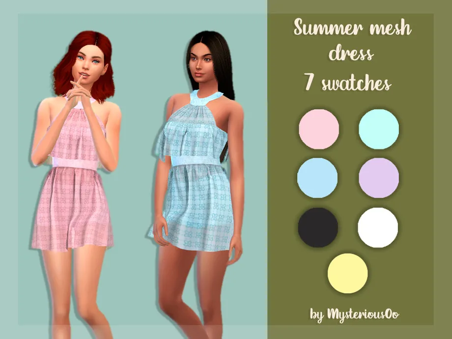 Summer mesh dress