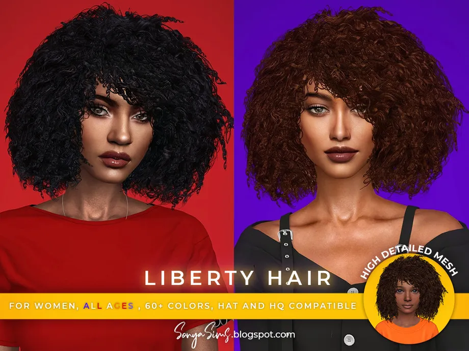 SonyaSims Liberty Hair - All ages