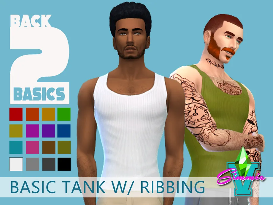 SimmieV B2B Ribbed Tank