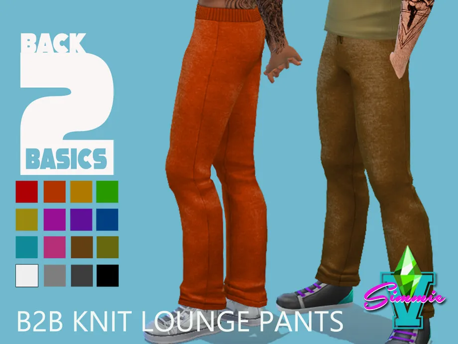 SimmieV B2B Knit Lounge Pants