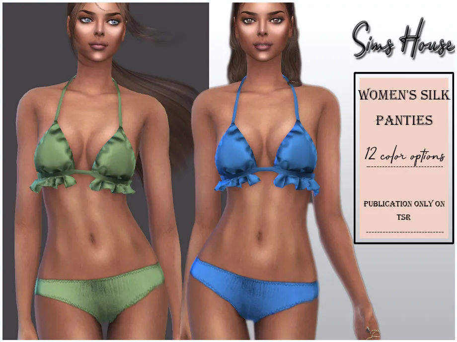 Women's silk panties