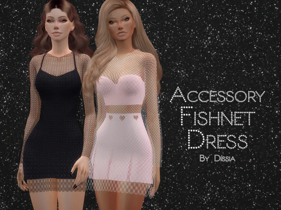 Accessory Fishnet Dress