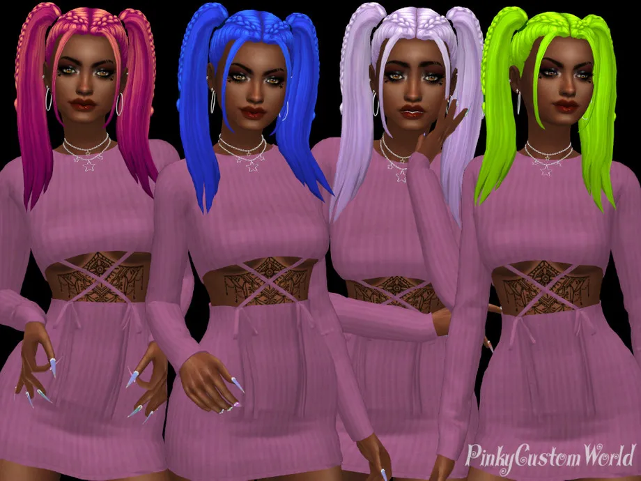 Bonus retexture of Nikki hair by FeralPoodles