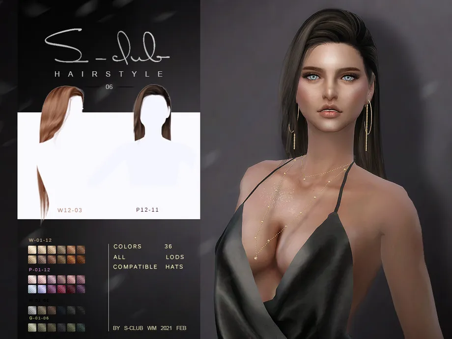 S-Club ts4 WM Hair 202106